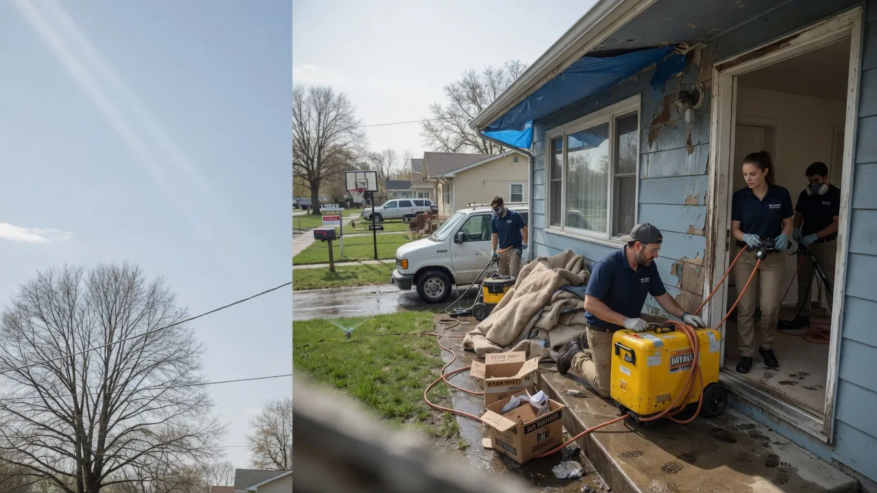 Basement Flood Cleanup in Eau Claire, MI near me